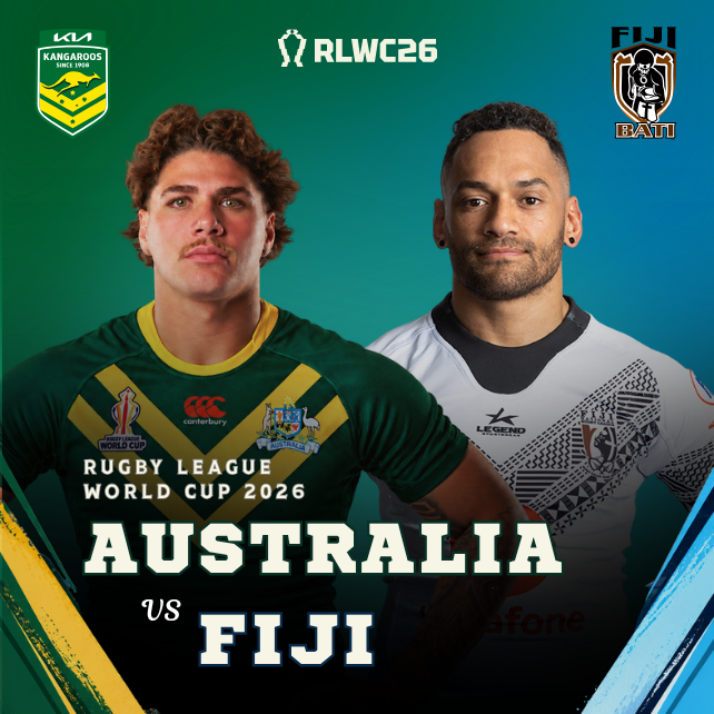 Australia v Fiji Rugby League World Cup game day at Transcontinental Hotel near Suncorp Stadium